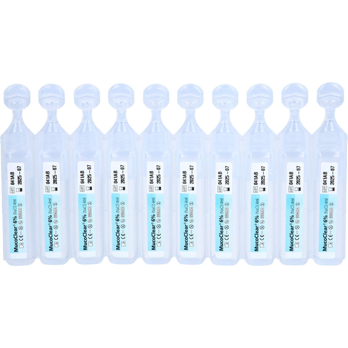 MucoClear 6 % NaCl Inhalationslösung, 20 pc Ampoules