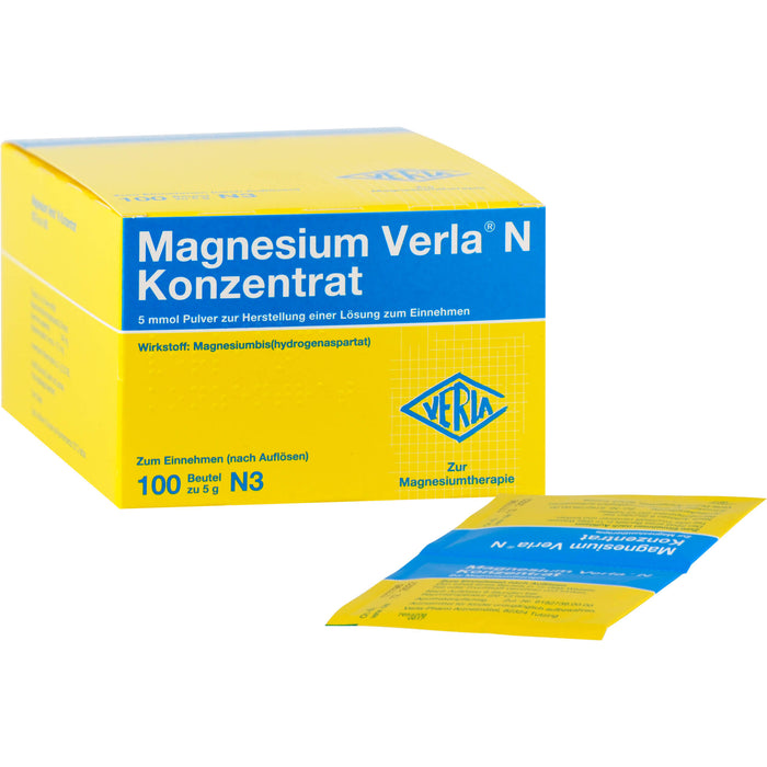 Magnesium Verla N Konzentrat Pulver, 100 pc Sachets