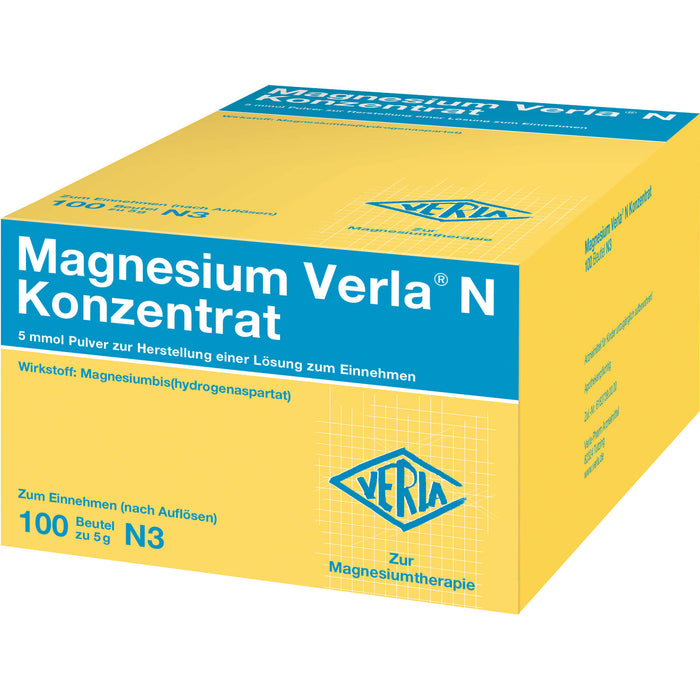 Magnesium Verla N Konzentrat Pulver, 100 pc Sachets