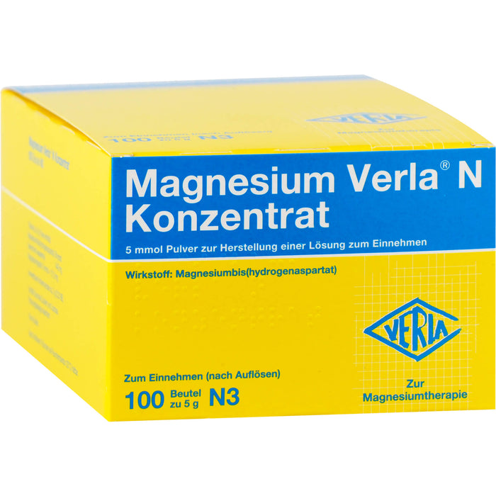 Magnesium Verla N Konzentrat Pulver, 100 pc Sachets