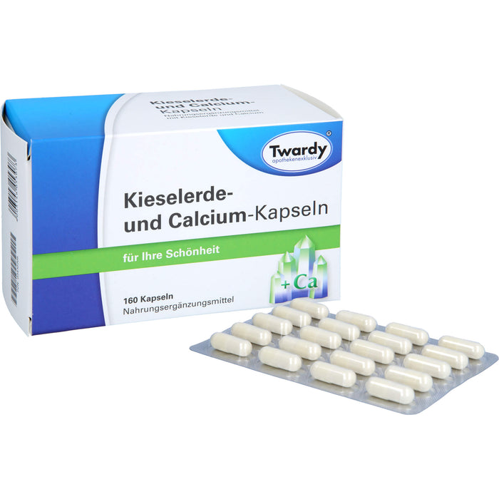 Twardy Kieselerde- und Calcium-Kapseln für Ihre Schönheit, 160 pc Capsules