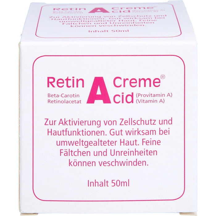 Retin A Cid Tiegel Creme gegen umweltbedingte Hautalterung, 50 ml Cream