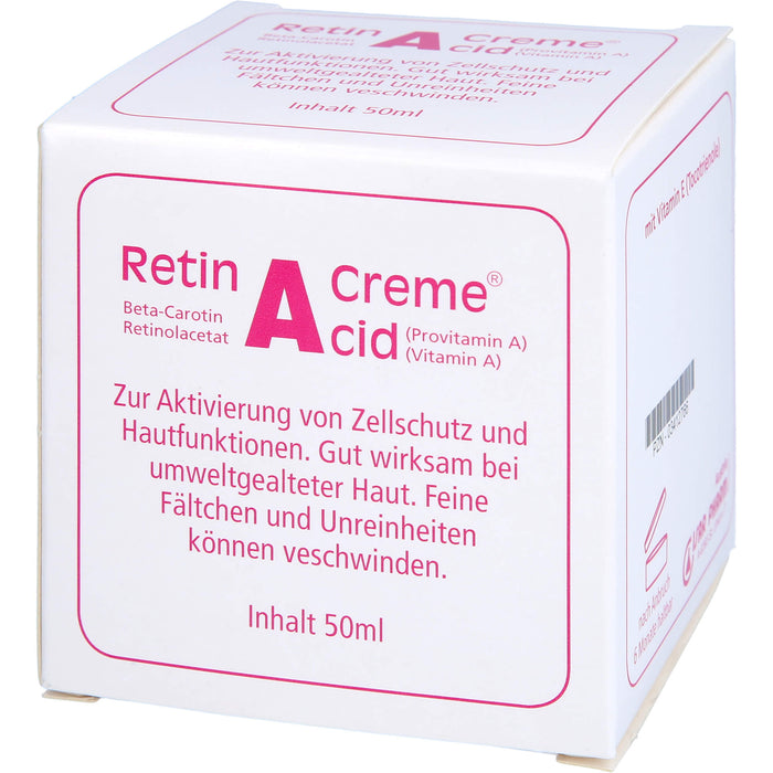 Retin A Cid Tiegel Creme gegen umweltbedingte Hautalterung, 50 ml Cream