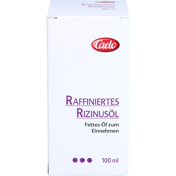 Caelo Raffiniertes Rizinussöl, 100 ml Oil