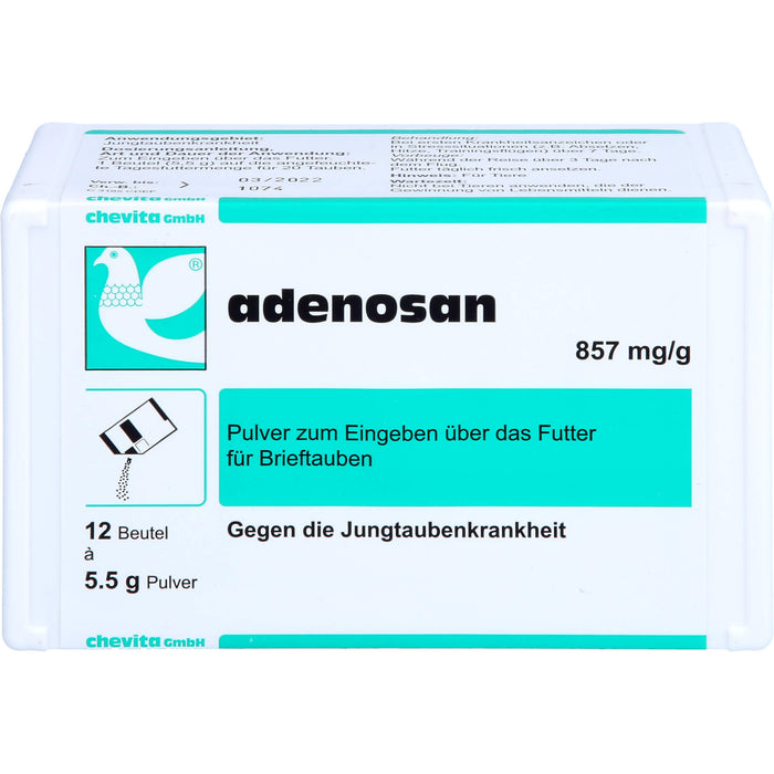 adenosan Pulver gegen die Jungtaubenkrankheit, 66 g Powder