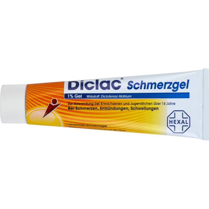 Diclac Schmerzgel bei Schmerzen, Entzündungen, Schwellungen, 100 g Gel