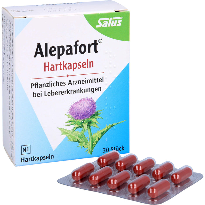 Salus Alepafort Hartkapseln bei Lebererkrankungen, 30 pcs. Capsules