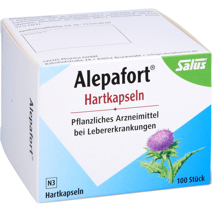 Salus Alepafort Kapseln bei Lebererkrankungen, 100 St. Kapseln