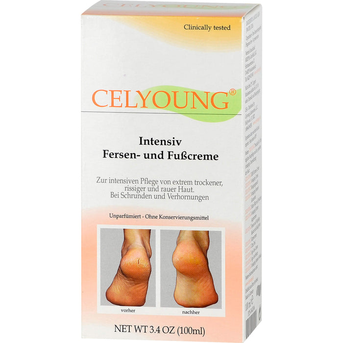 CELYOUNG Intensiv Fersen u. Fußcreme, 100 ml Creme