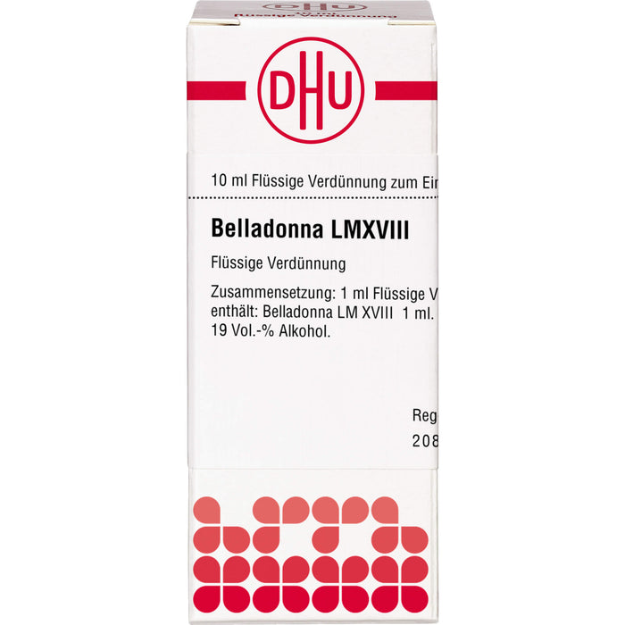 Belladonna LM XVIII DHU Dilution, 10 ml Lösung