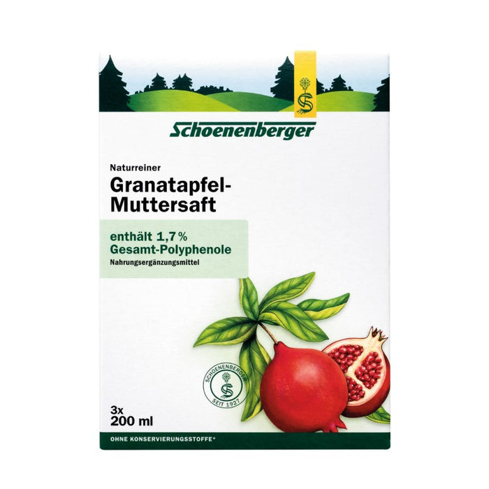 Schoenenberger Naturreiner Granatapfel-Muttersaft, 600 ml Solution