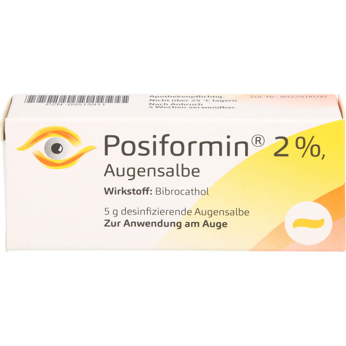 Posiformin 2 % Augensalbe, 5 g Crème