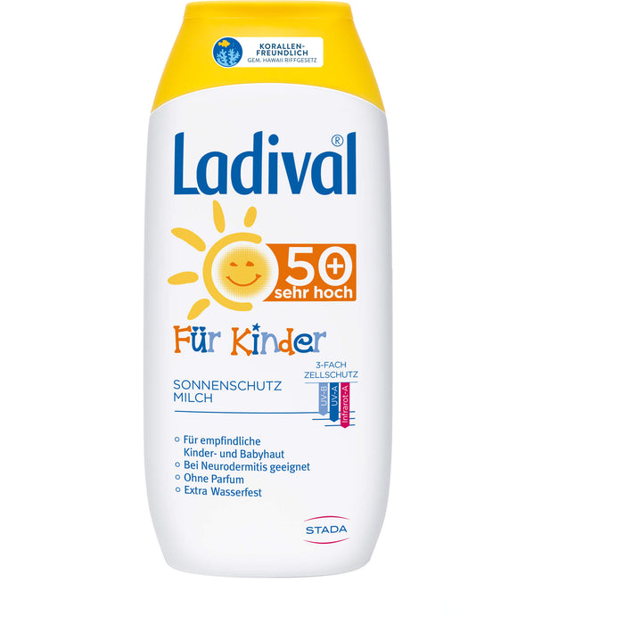 Ladival für Kinder LSF 50+ Sonnenschutz-Milch, 200 ml Cream