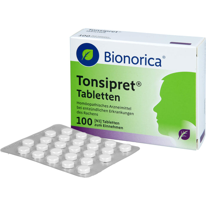 Tonsipret Tabletten bei entzündlichen Erkrankungen des Rachens, 100 pcs. Tablets