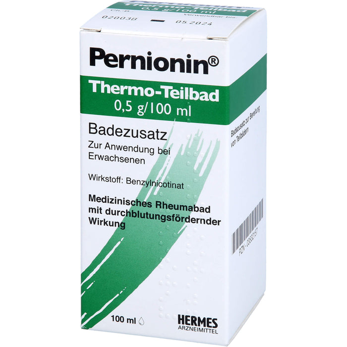 Pernionin Thermo-Teilbad medizinisches Rheumabad mit durchblutungsfördernder Wirkung, 100 ml Solution