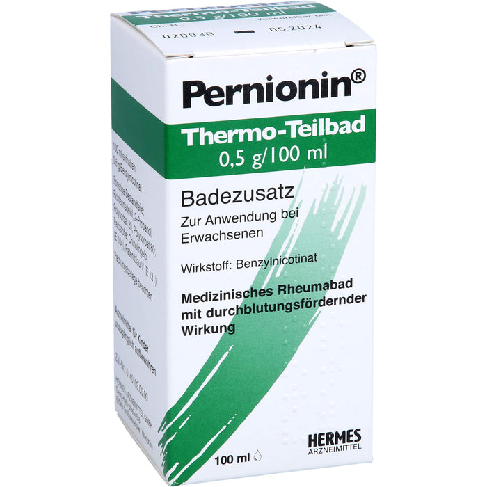 Pernionin Thermo-Teilbad medizinisches Rheumabad mit durchblutungsfördernder Wirkung, 100 ml Lösung