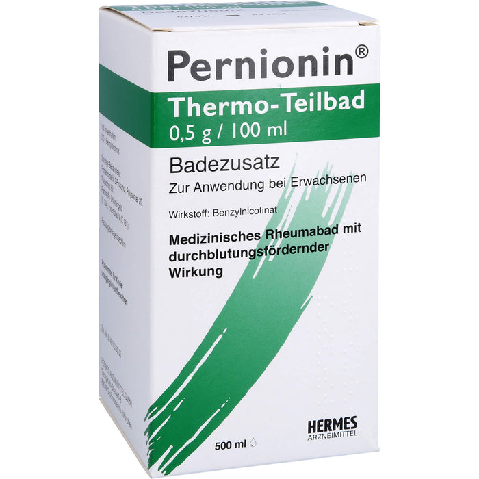 Pernionin Thermo-Teilbad medizinisches Rheumabad mit durchblutungsfördernder Wirkung, 500 ml Solution