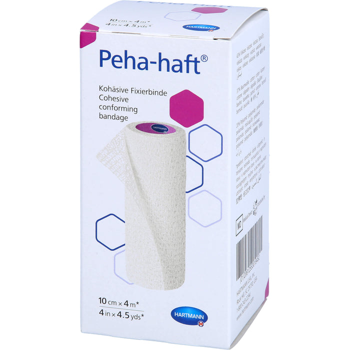 Peha-haft Latexfrei Fixierbinde 10 cm x 4 m, 1 pc Paquet