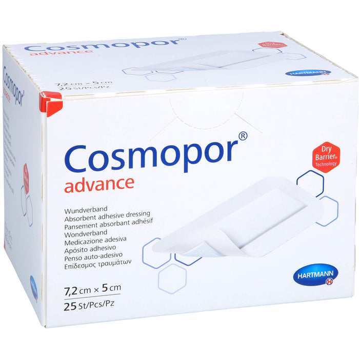 HARTMANN Cosmopor Advance Wundverband 7,2 x 5 cm, 25 pcs. Patch