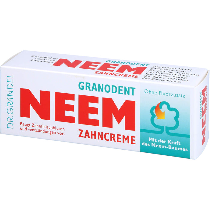 DR:GRANDEL Granodent NEEM Zahncreme ohne Fluorzusatz, 50 ml Dentifrice