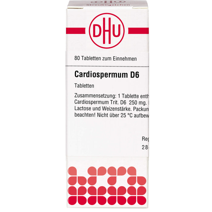 DHU Cardiospermum D6 Tabletten, 80 pcs. Tablets