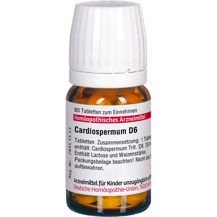 DHU Cardiospermum D6 Tabletten, 80 St. Tabletten