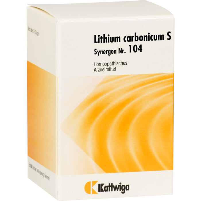 Kattwiga Synergon Nr.104 Lithium carbonicum S Tabletten, 200 pcs. Tablets