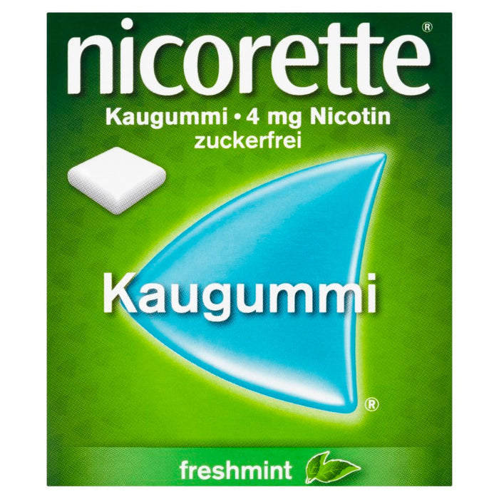 nicorette Kaugummi 4 mg Nicotin zuckerfrei freshmint für starke Raucher, 30 pc Gomme à mâcher