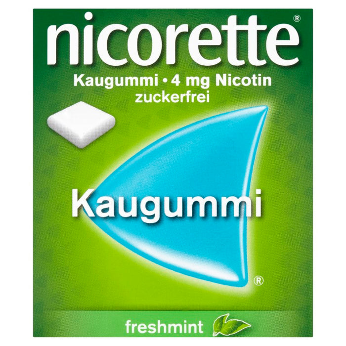 nicorette Kaugummi 4 mg Nicotin zuckerfrei freshmint für starke Raucher, 105 pc Gomme à mâcher