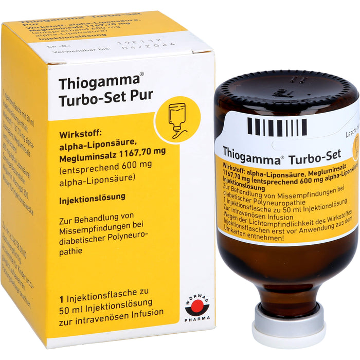 Thiogamma Turbo Set Pur Lösung, 50 ml Solution