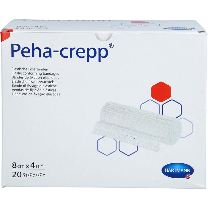 PEHA CREPP superelastische Fixierbinde 8 cm x 4 m, 20 pcs. Pack