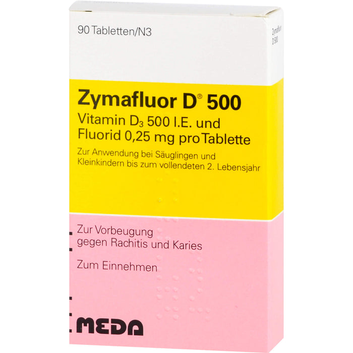 Zymafluor D 500 Tabletten, 90 pcs. Tablets