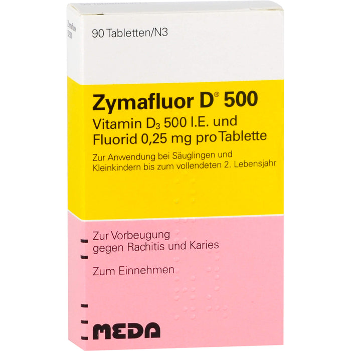 Zymafluor D 500 Tabletten, 90 pc Tablettes