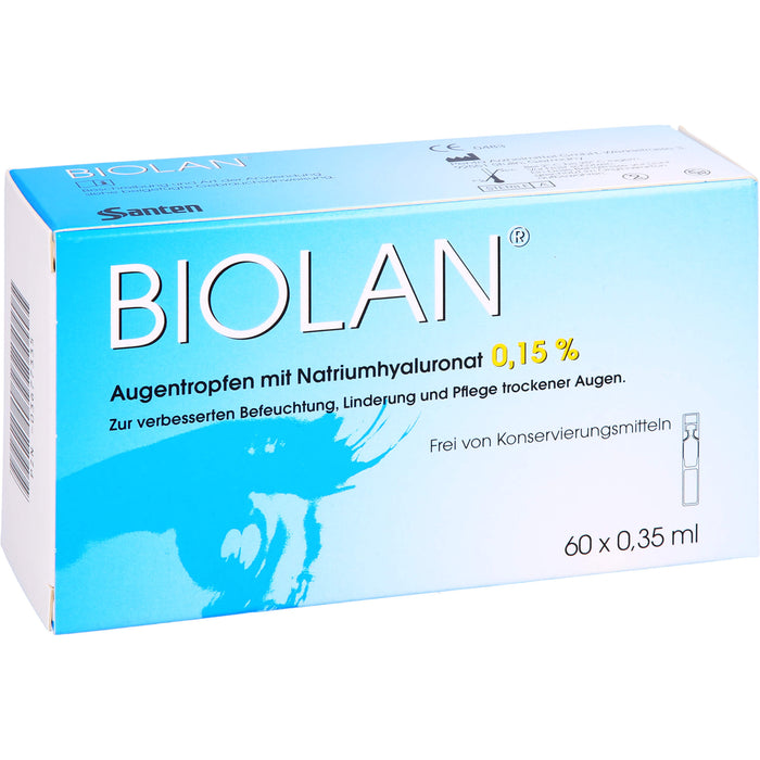 Biolan Augentropfen, 60X0.35 ml EDP