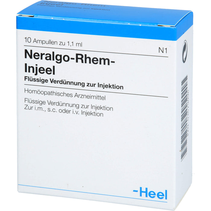 Neralgo-Rhem-Injeel flüssige Verdünnung, 10 pcs. Ampoules