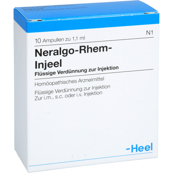 Neralgo-Rhem-Injeel flüssige Verdünnung, 10 pcs. Ampoules