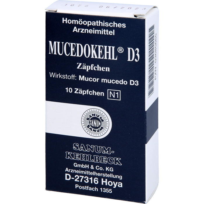 Mucedokehl D3 Supp., 10 pc Suppositoires