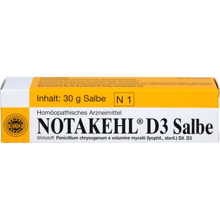 NOTAKEHL D3 Salbe, 30 g Ointment