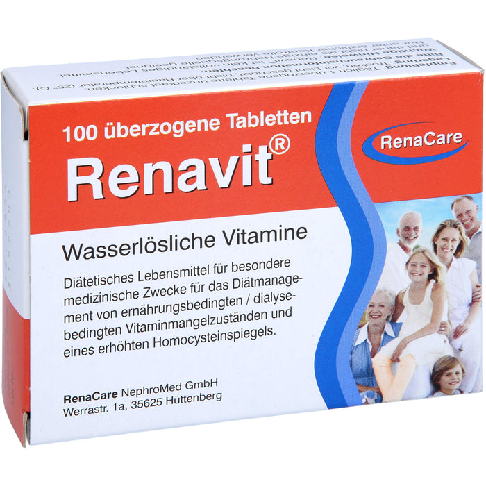 Renavit Tabletten wasserlösliche Vitamine, 100 pcs. Tablets