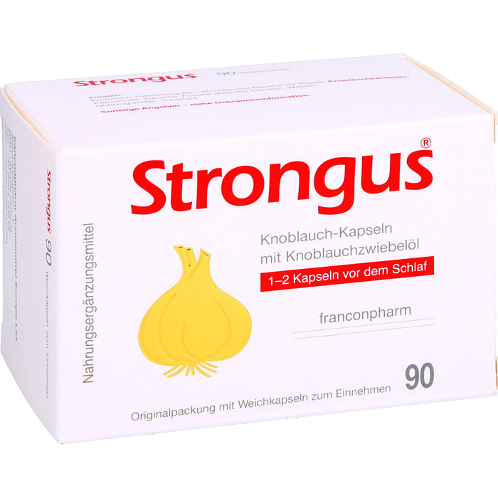 Strongus Knoblauch-Kapseln, 90 pcs. Capsules