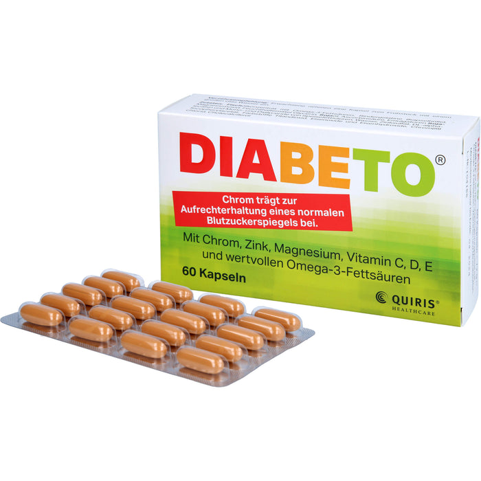 DIABETO Kapseln, 60 pcs. Capsules