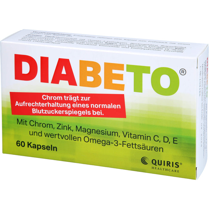 DIABETO Kapseln, 60 pc Capsules