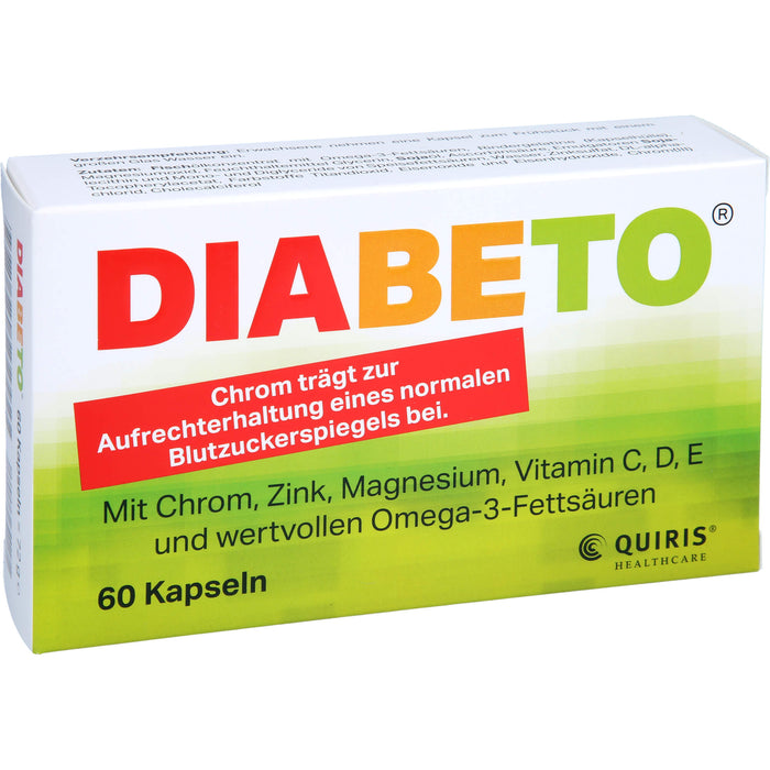 DIABETO Kapseln, 60 St. Kapseln