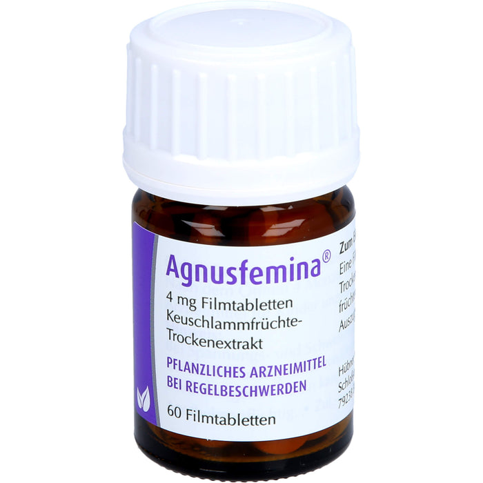 Agnusfemina 4 mg Filmtabletten bei Regelbeschwerden, 60 pc Tablettes