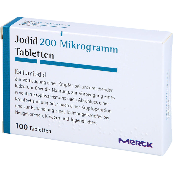 Jodid 200 Mikrogramm Tabletten, 100 pcs. Tablets