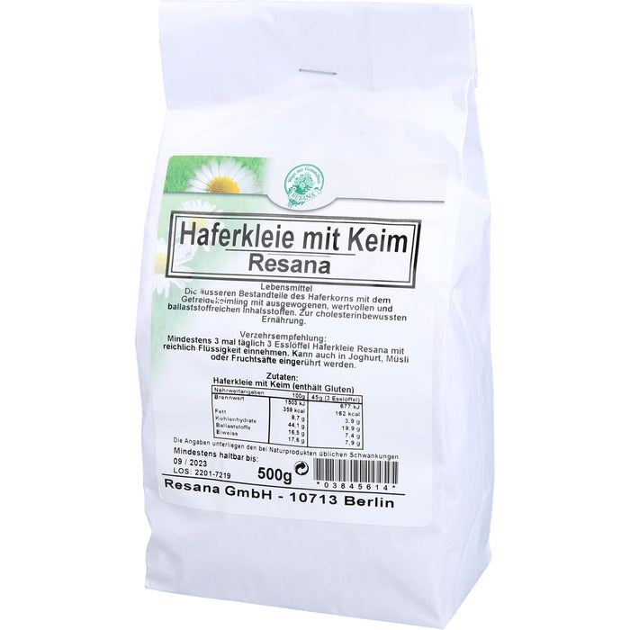 Resana Haferkleie mit Keim Pulver, 500 g Poudre