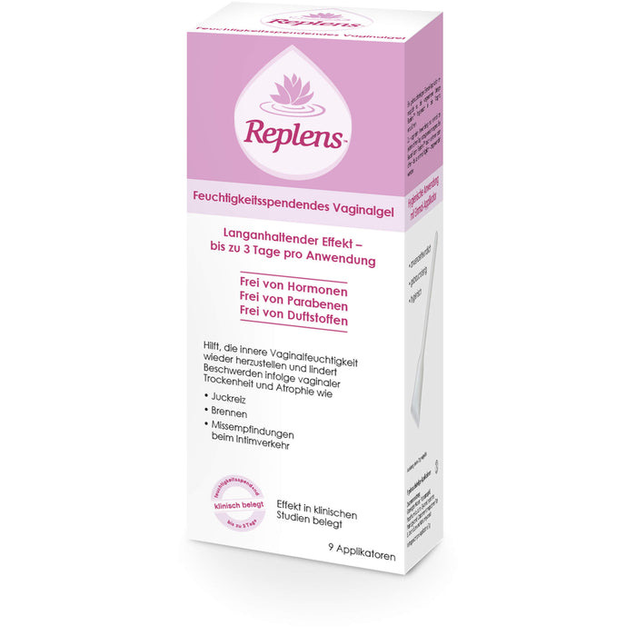 Replens feuchtigkeitspendendes Vaginalgel, 9 pc Gel