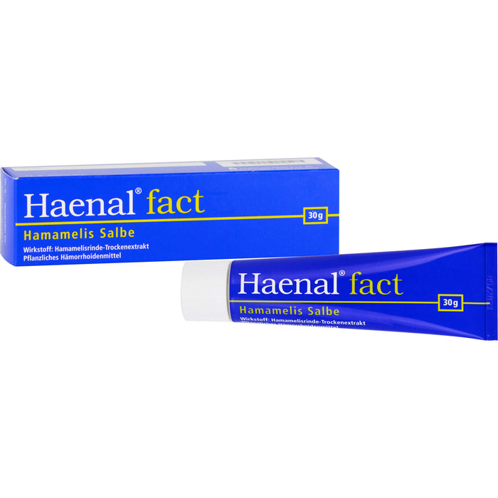 Haenal fact Hamamelis Salbe zur Anwendung auf der Haut, 30 g Salbe