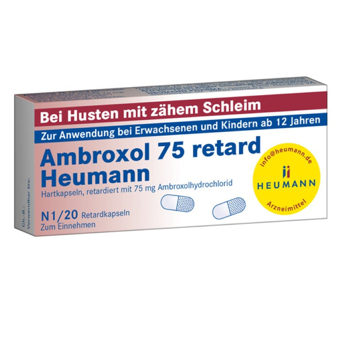 Ambroxol 75 retard Heumann Retardkapseln, 20 St. Kapseln