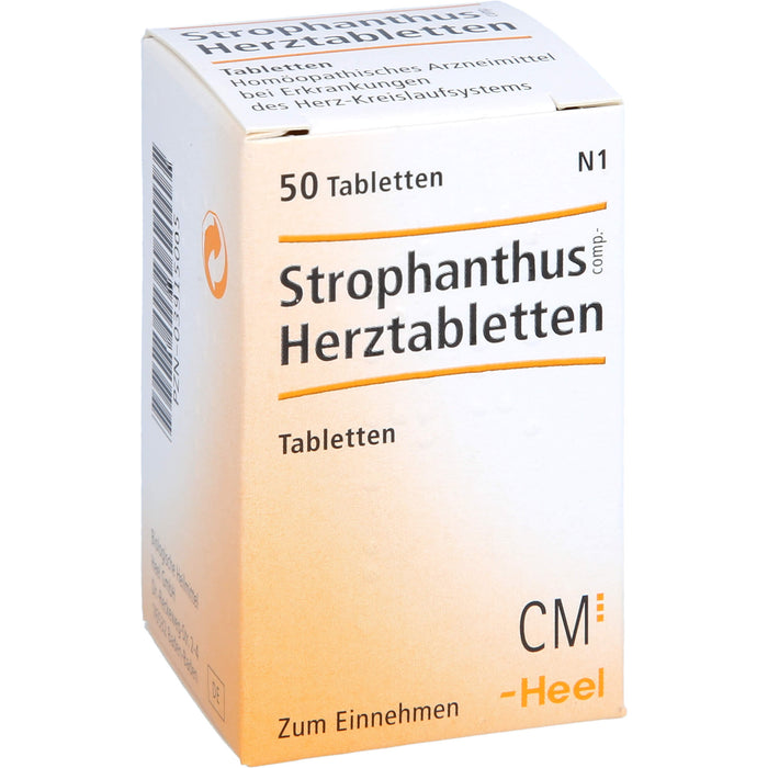 Strophantus comp. Herztabletten Heel, 50 pc Tablettes